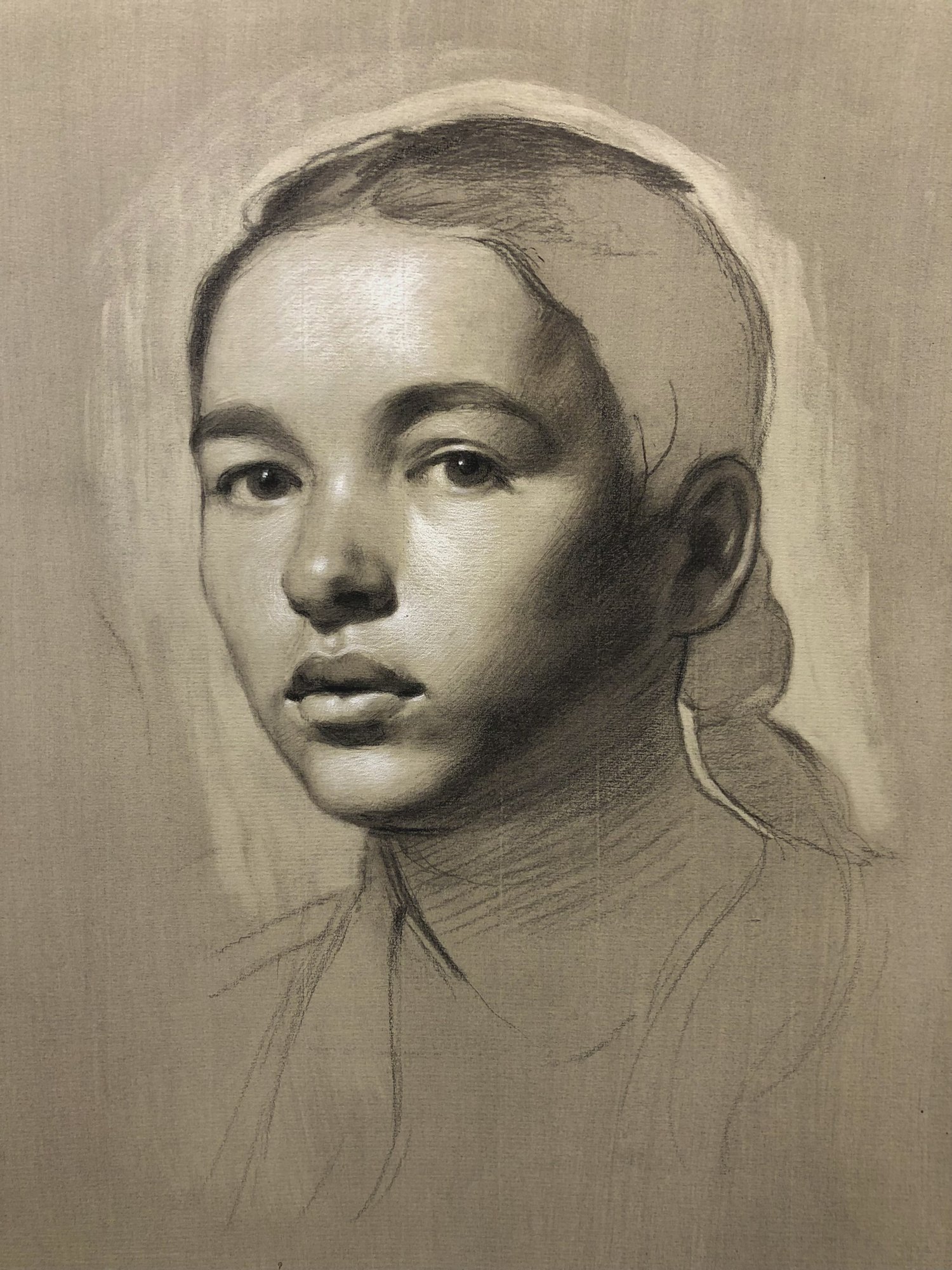 Chalk Portrait example