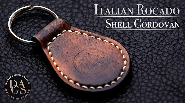 Leather keychain tutorial thumbnail