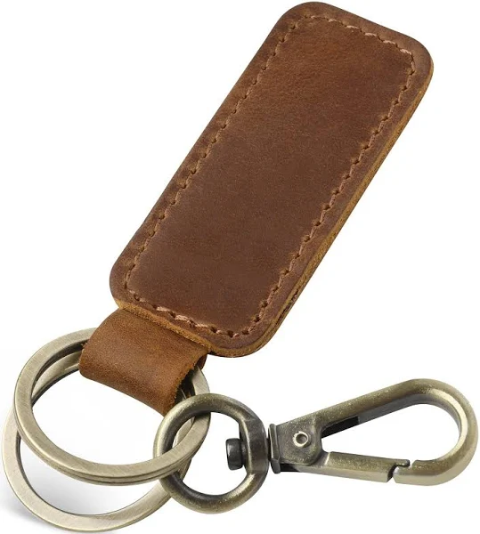 Simple leather Keychain