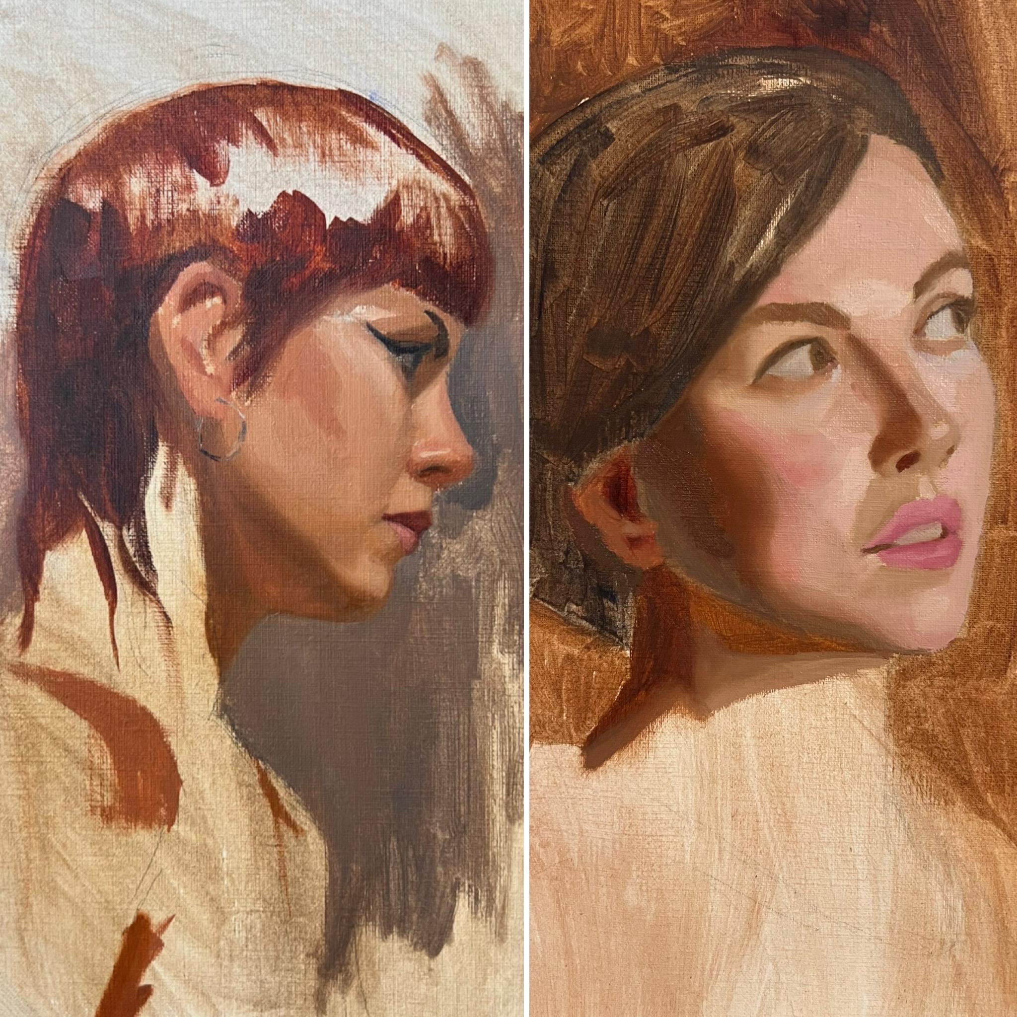 Inspiring oil still life study