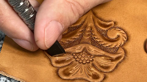 Leather tool carving demo thumbnail
