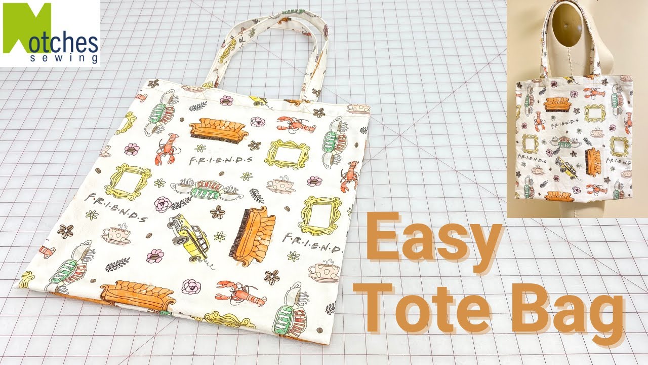 Easy tote bag tutorial thumbnail