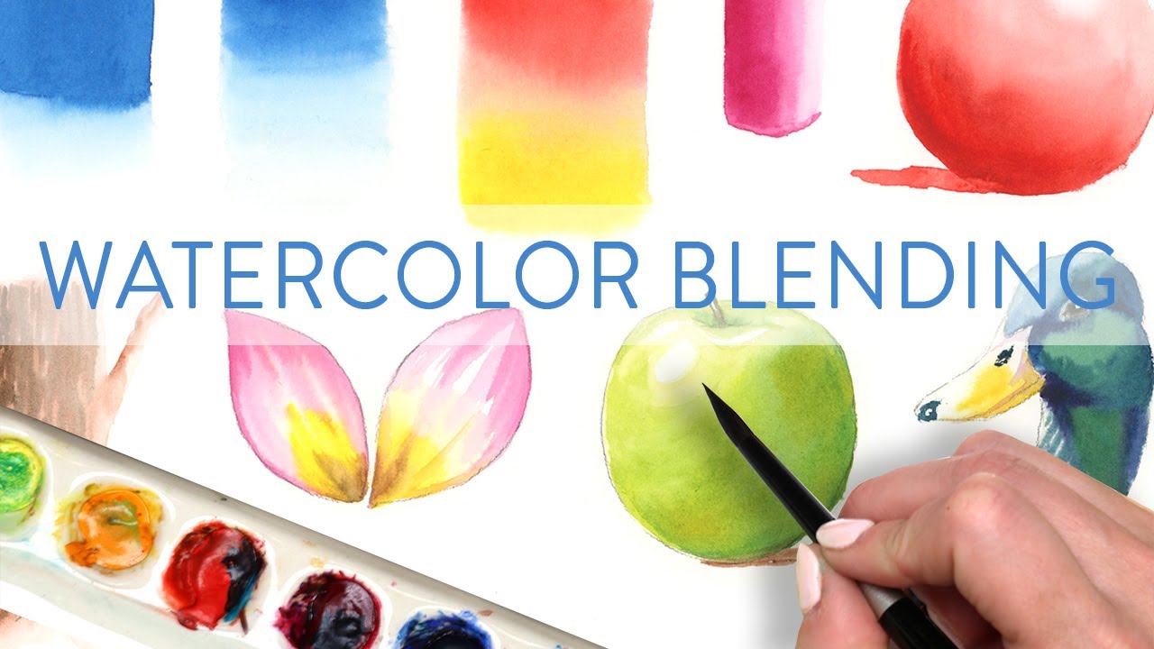 Watercolor blending tutorial thumbnail